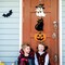 Halloween Ghost Black Cat Pumpkin Door Hanging Sign Decorations